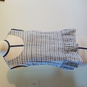 Beach Lunch Lounge Collection M Striped Tank Top